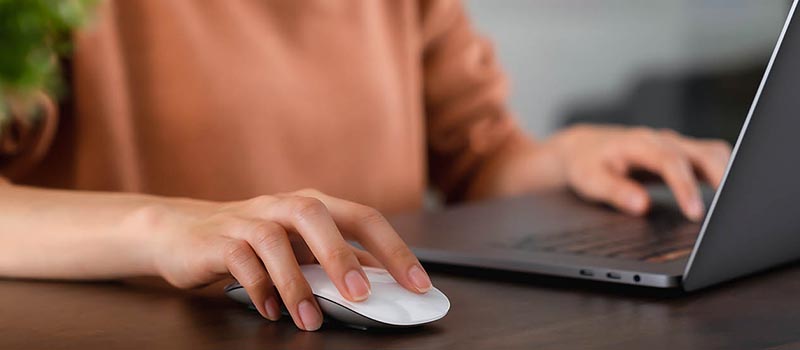 Woman on laptop