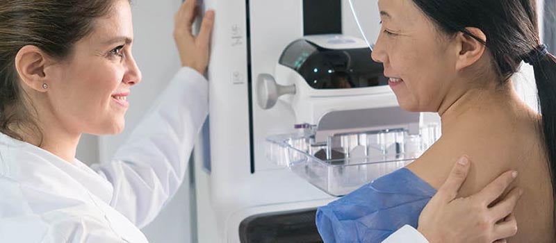 Mammography patient