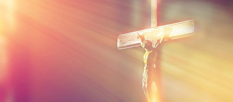 crucifix banner