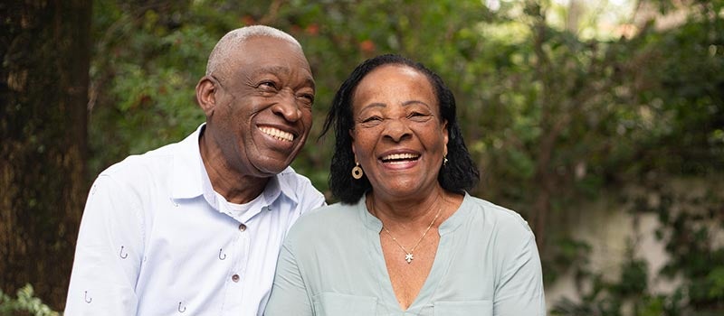 Happy senior couple