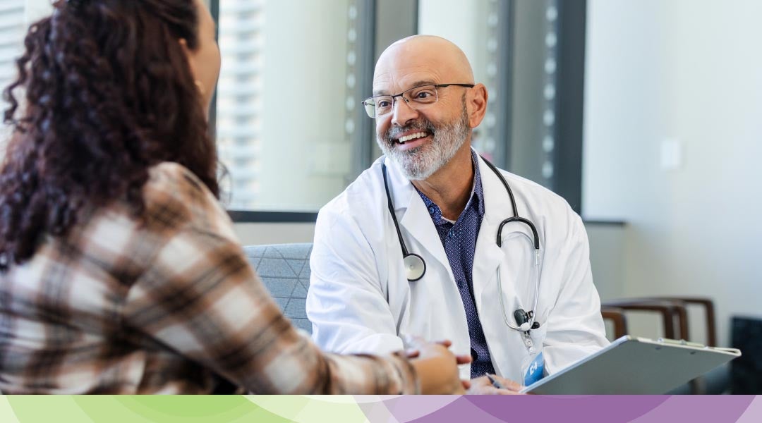 Doctor with female patient