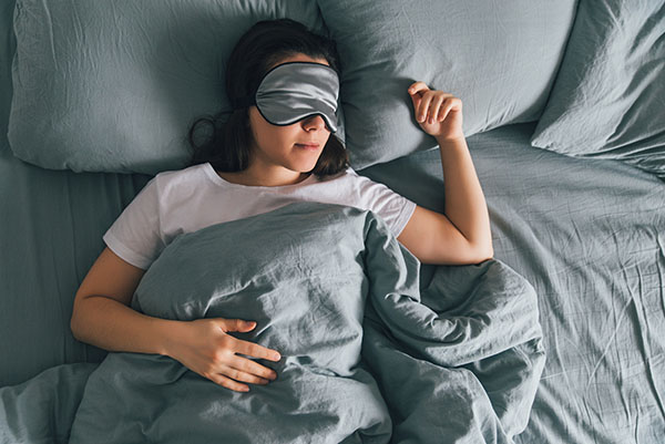 woman sleeping