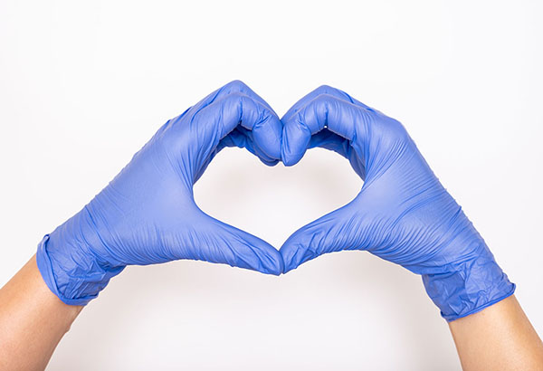 hands making heart